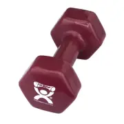 CanDo Vinyl Coated Dumbbell, Maroon (12 lb), Each
