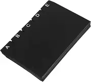 SEWACC 30pcs Index Card Clip Partition Record Classification Card Record Dividers Tab Dividers Notebook Supply Notebook Supplies Pp Black
