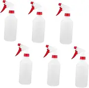 ROMISBABA 6Pcs Empty Spray Bottles for Hair Styling Plant Water Cleaning Lightweight Portable Transparent Design with Tight Seal for Easy Use