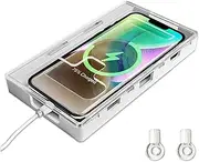 Habit Control Cell Phone Lock Box - Portable Jail With 2 Keys to Reduce Kid's & Student's Screen Time - Self-Control Locking Device to Boost Productivity for iPhone, Samsung, Google Clear