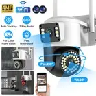 4MP Dual Lens Wireless Wifi Security Camera System Outdoor Home Night Vision Cam