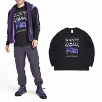 在飛比找ETMall東森購物網優惠-Nike 長袖上衣 ACG 男款 黑 紫 混紡 重磅 寬鬆 