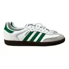 Adidas Samba OG Cloud White Green Gum Shoes IG1024 Men's Sizes 6.5 - 11