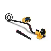 Weisshorn Black & Yellow Metal Detector with Pinpointer & LCD Screen