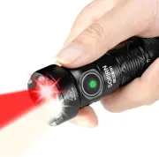 Sofirn LED Rechargeable Red Flashlight, SR20 Mini Bright Flashlight with 1200...