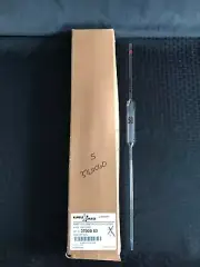 (6) KIMAX 50mL Glass Class B Red Color-Coded Volumetric Pipet 37000-50