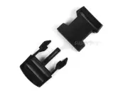 30mm Black Plastic Quick Side Release Buckle Hybrid Clip Strap Cord Belt Bag