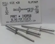 5/32 BLIND RIVET DOMED HD .376-.500 GRIP ALUMINUM RIVET ALUMINUM MANDREL (1000)