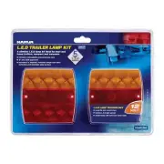 Narva 93430BL2 12 Volt Model 34 LED Slimline Rear Combination Lamp (Square) 0...