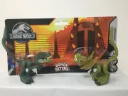 Jurassic World Bendy Biters Figures Velociraptor & Dilophosaurus Poseable
