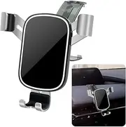 LUNQIN Car Phone Holder for Mazda 3 Sedan 2019 2020 2021 2022 2023 2024 and Mazda-3 Hatchback 2019-2024 Auto Interior Accessories Cell Phones Mount Cellphone Mobile Cradle Charging Navigation Bracket