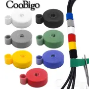 Magic Tape Ultra thin hook&loop tape double sided Cable Wire Organizer 3/8"