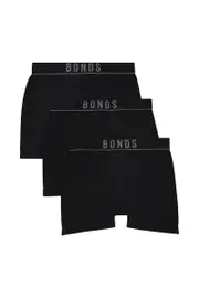 [Bonds] Bonds Men's Originals Seamless Trunk 3 Pack Size: XL XL Multicolor