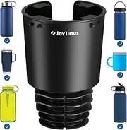 JOYTUTUS Upgraded Car Cup Holder Expander with Offset Base, Compatible YETI, Hydro Flask, Large Cup Holder Expander for Car Hold 500-1000 ml Bottles and Mugs, Other in 7-10 cm