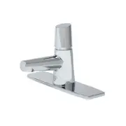 T&S Brass BP-0723-8DP LakeCrest Aesthetic Deck Mount Single Hole Metering Faucet