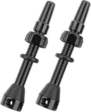 SOLUSTRE Safety-first Anti-leakage Nozzle Cnc Aluminum Caps Presta Valve Extend Tire Valve Stem for Cars Bikes
