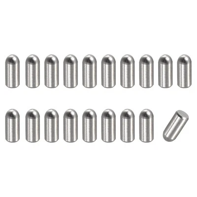 2x4mm Dowel Pins, 50pcs Round Head Flat Chamfered End Dowel Pin