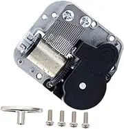 ERINGOGO 1Set Musical Box Clockwork Mechanism Replacement Parts for DIY Music Boxes Lightweight Movement for Custom Music Box Creations for Crafting