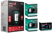 Lifesmart Blood Glucose Ketone Meter +2 Boxes Ketone Test Strips +1 Boxof Lancet