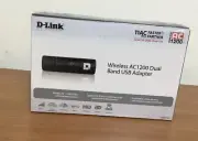 D-link Wireless AC1200 Dual Band USB Adapter new Sealed