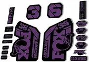 Fork Replacement Decal Sticker Compatibale for Fox 36 2021 Series Purple (Glossy)