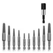 11PCS Damaged Screw Extractor Set,Screw Remover & Extractor Bit Set,54610