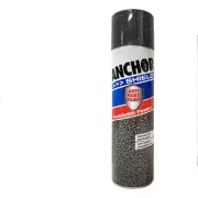 6 Packets of Anchor Shield Hammer Finish Charcoal Aerosol Paint 400 Gram Durable
