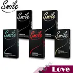 【LOVE】快速出貨 SMILE 史邁爾 保險套 雙環魔粒 3IN1 超薄 粗顆粒 0.03 避孕套 衛生套 12入/盒