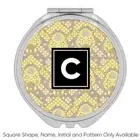 Gift Compact Mirror : Abstract Arabesque Modern Contemporary Home Decor Design