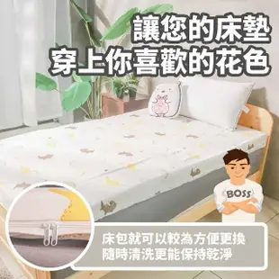 【BOSS BEDDING 小老闆寢具】單人3.5尺專利床墊立體全包覆式床包(床墊床包 天絲床單 天絲床包 床墊專用)