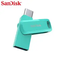 在飛比找Yahoo!奇摩拍賣優惠-SanDisk Ultra GO 湖水綠 OTG 旋轉隨身碟