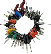 58 Heavy Equipment Keys Master Set for Bobcat Caterpillar Case JD Hyster Komatsu Kubota Yanmar Daewoo Takeuchi Ford New Holland Volvo JLG JCB Toyota Keys Set for Heavy Equipment Construction Machine