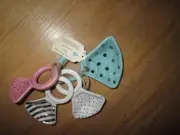 FRANCESCA'S Gem 4 Measuring Spoon Set Ceramic Engagement Ring TRI-Coastal Design