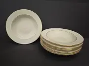 SET OF 8-Lenox Cosmopolitan Collection Hayworth Flared Wide Rim Soup Pasta Bowls