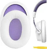 Geekria QuickFit Replacement Ear Pads for HyperX Cloud Alpha/AlphaS/Alpha Limited Edition Gaming Headphones, Repair Parts (White)