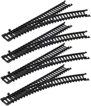 Realistic Electric Train Tracks Bridge Straight Tracks and Adapter Set of 2 for Boys and Girls Train Set Toys Toddler Toys