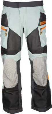 Klim Baja S4, textile pants , color: Grey/Dark Grey/Orange , size: 30
