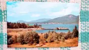 VINTAGE POST CARD WASHINGTON STATE FERRY LANDING ANACORTES WASHINGTON