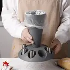 PP Piping Bag Stand with Base Pastry Bags Holder Piping Bags Rack Kitchen