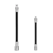 2PC FLEXIBLE EXTENSION BAR 1/4" & 3/8" DRIVE TOOL NEW