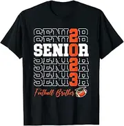 [X.Style] Senior Football Brother Class of 2023 - Senior 2023 ds1821 T-Shirt (L) Black