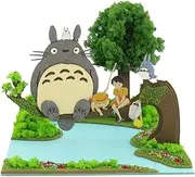 Mei and Satsuki and Totoro Studio Ghibli Mini Mp07-05 (Paper Craft)