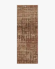 75' x 215' | Machine Washable Runner Rug | Kid & Pet Friendly | Indoor Rug | Brooklyn Copper Clay Rug by Architectural Digest | Ruggable