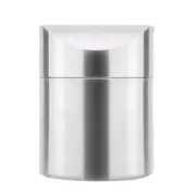 Stainless Steel Bin Detachable Swing Lid 1.5 L for Dressing Table Car Cafe