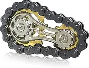 Fidget Toys, Gear Design for Stress Relief, Premium Chain Slider, Compact Gear Chain Toy for Office and School, Anti-Stress Toy, Finger Relaxation Toy for Adults and Children