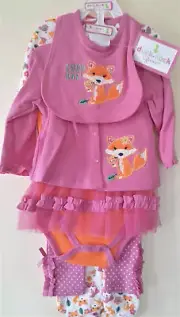 Duck Duck Goose 5 Piece Little Fox Layette Set