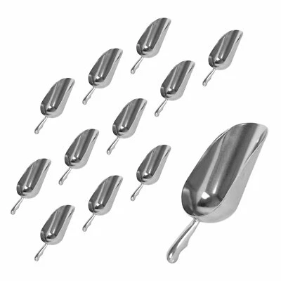 Aluminum Measuring Scoops Bakeware, Candy Scoop Pet Food Utensil (12 PC, 58 Oz)