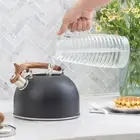 Whistling Tea Kettle Camping Kettles Cookware for Tea Coffee Induction Stove