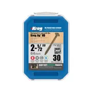 Kreg 64mm Protec-Kote™ Heavy Duty Coarse Thread MaxiLoc Head Pocket-Hole Screws - 30 Pack