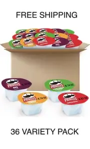 Pringles Potato Crisps Chips, Snack Stacks, Lunch Snacks 36 Variety Pack